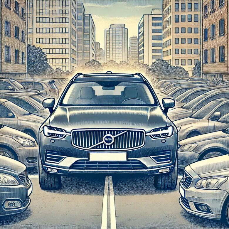 ボルボxc60のイラスト画像