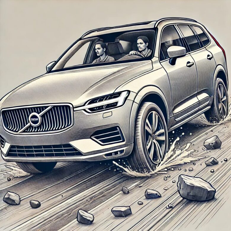 ボルボxc60のイラスト画像