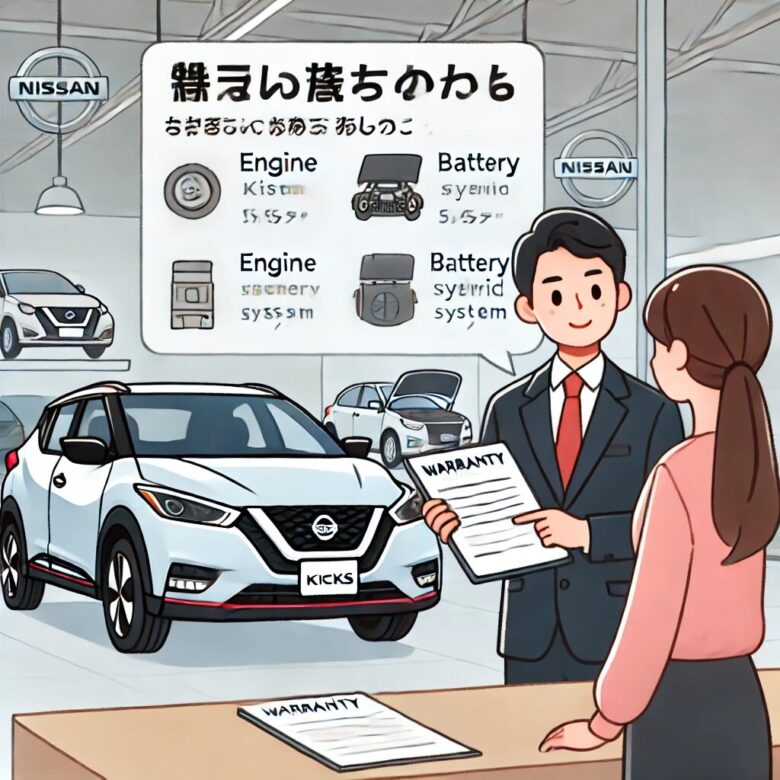 日産キックスのイラスト画像