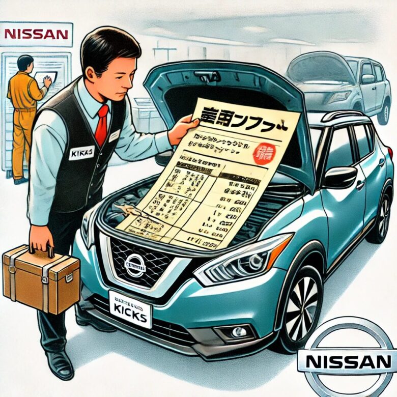 日産キックスのイラスト画像